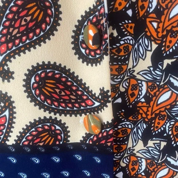 ZARA Paisley collared shirt dress - Picture 6 of 8